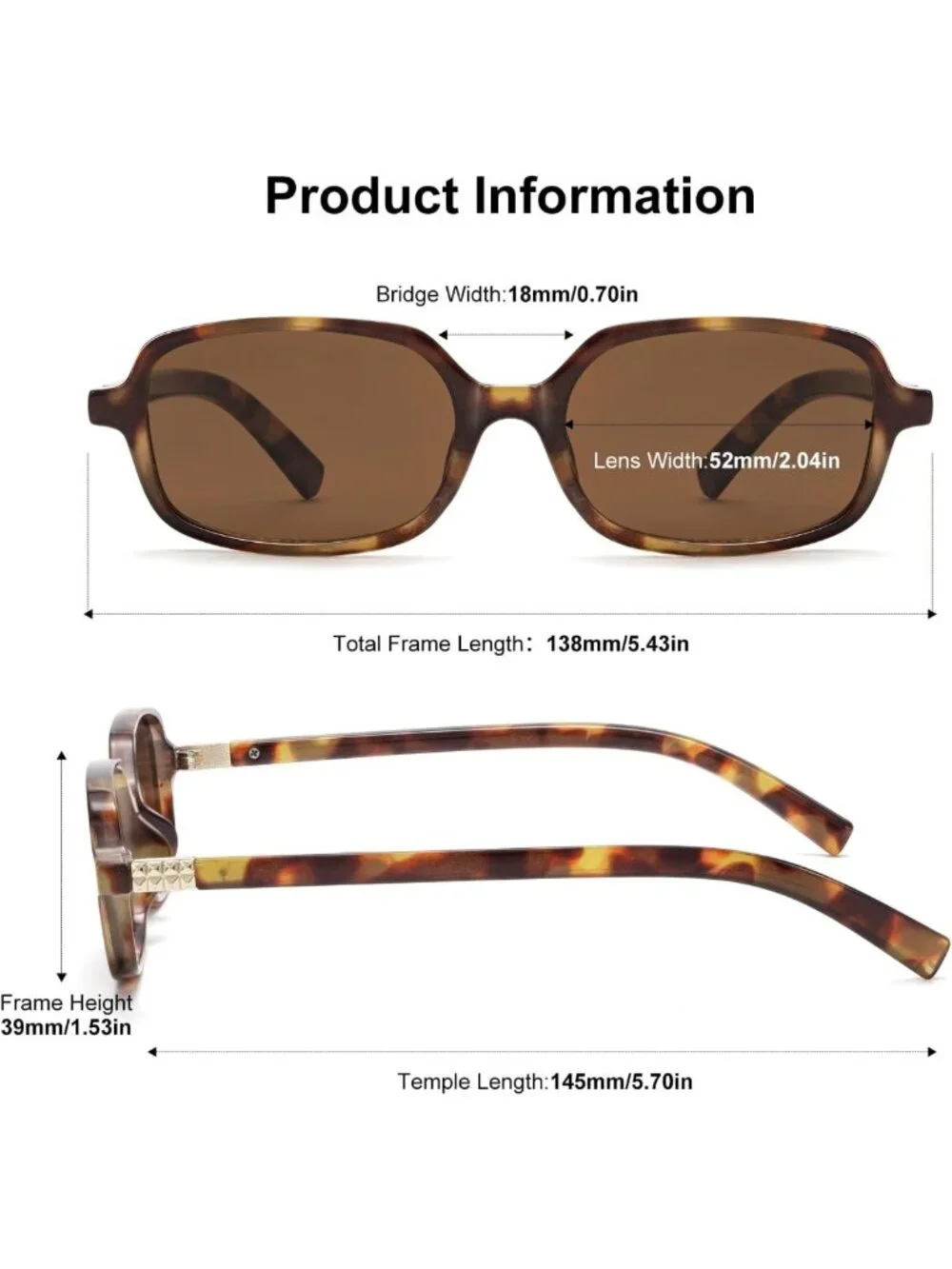 Trendy Retro Rectangle Sunglasses for Women & Men | Y2K 90s Small Square Shades